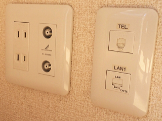 LANコンセントの画像