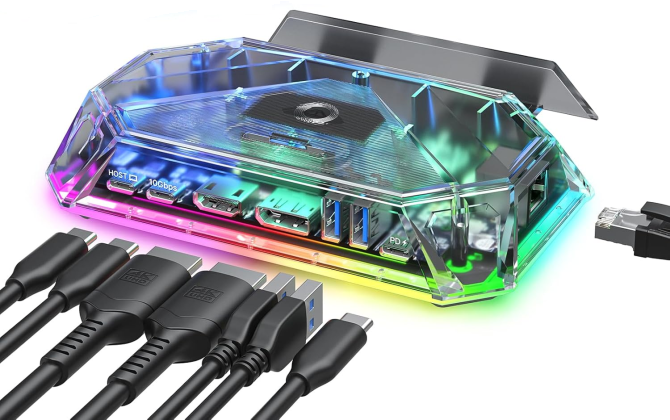 JSAUX RGB12in-1 USB hubの画像