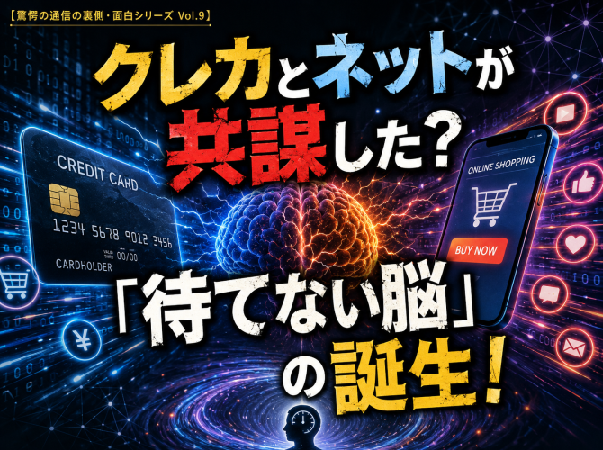 クレカとネットが共謀した？「待てない脳」の誕生