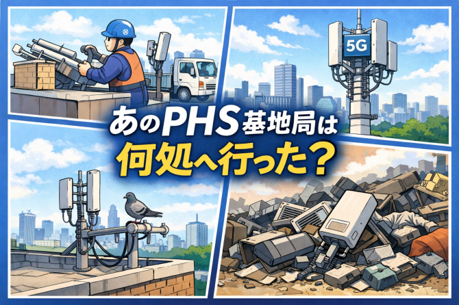 あのPHS基地局は何処へ行った？